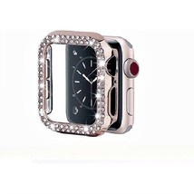 Shop Trends Now rhinestone apple watch face cover in Rose Gold - size 40mm - £23.94 GBP