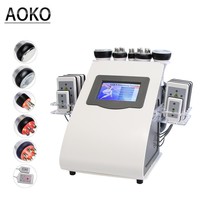 Aoko New 6 In 1 Ultrasonic 40k Cavitation Vacuum Fat Loss Body Shaping M... - $469.99