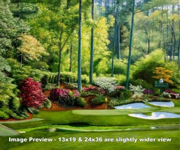 Augusta National Golf Club Masters Tournament Hole 12 Golden Bell golf Art 2550 - £18.77 GBP+