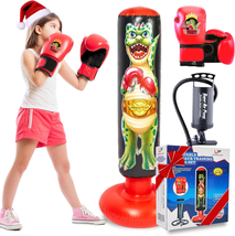 ULTRAFIRST Inflatable Punching Bag for Kids 3-8 Years - 63Inch Dinosaur ... - £32.85 GBP