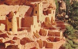 Cliff Palace Mesa Verde National Park Postcard Posted 1959 - £7.77 GBP