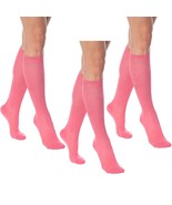 3 Pairs Women's Cotton Knee High Socks Size 5-10 – Boot, School, Stay-Up Long Fi - $11.50
