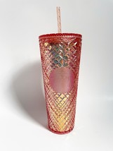 Starbucks Winter Holiday Jeweled Tumbler Cold Cup - Rose Gold - £38.79 GBP