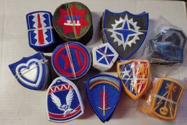 U.S. ARMY PATCHES FULL COLOR DEALER LOT 200 PATCHLES 10 PACKS OF 20 PATC... - $95.04