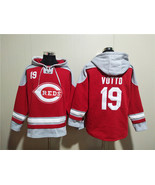 Men&#39;s Cincinnati Reds #19 Joey Votto Red Ageless Must-Have Lace-Up Pullo... - $75.99