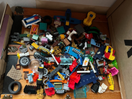 Large Lot #1 of Lego Building Blocks Bricks w Specialty Pieces Cars Wheels Signs - £9.01 GBP