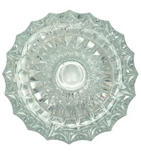 Ash Tray Vintage Clear Crystal 7in x 2in Cigarette Cigar Holder - £8.75 GBP