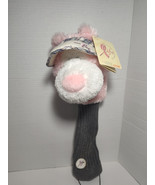 Breast Cancer Golf Club Cover BEAR LIFE Gund Pink Bear Plush - NWT #74853 - $14.84