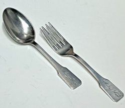 Reed Barton Sterling Silver Childs Fork and Spoon MARY ANN Engraved - £52.95 GBP