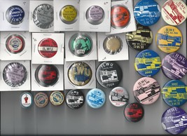 Vintage ILWU International Longshoremen &amp; Warehouse Pins Buttons Local 5... - £223.60 GBP