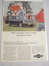 1965 Color Ad Chevrolet Color  Chevy II Wagon - $7.99