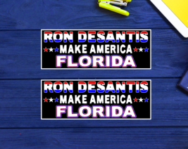Ron DeSantis Sticker Decal 5&quot; Make America Florida Vinyl x2 MAGA Trump FL - £4.18 GBP