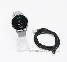 Garmin Venu 2 Plus GPS Smartwatch Silver Bezel with Powder Gray 010-02496-00 image 1