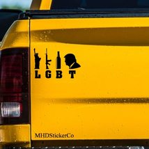 MHDStickerCo - LGBT Liberty Gun Beer Trump Funny Vinyl Decal Sticker Bumper Wind - £4.43 GBP