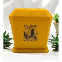 Vintage 60s Salt and Pepper Shaker Combo The Texan Covered Wagon Texas Old West - $21.89