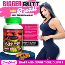 Aguaje Curvy Fruit Pills:Get Bigger Butt, Breast &amp; Hips -100% Genuine From Peru - £22.51 GBP