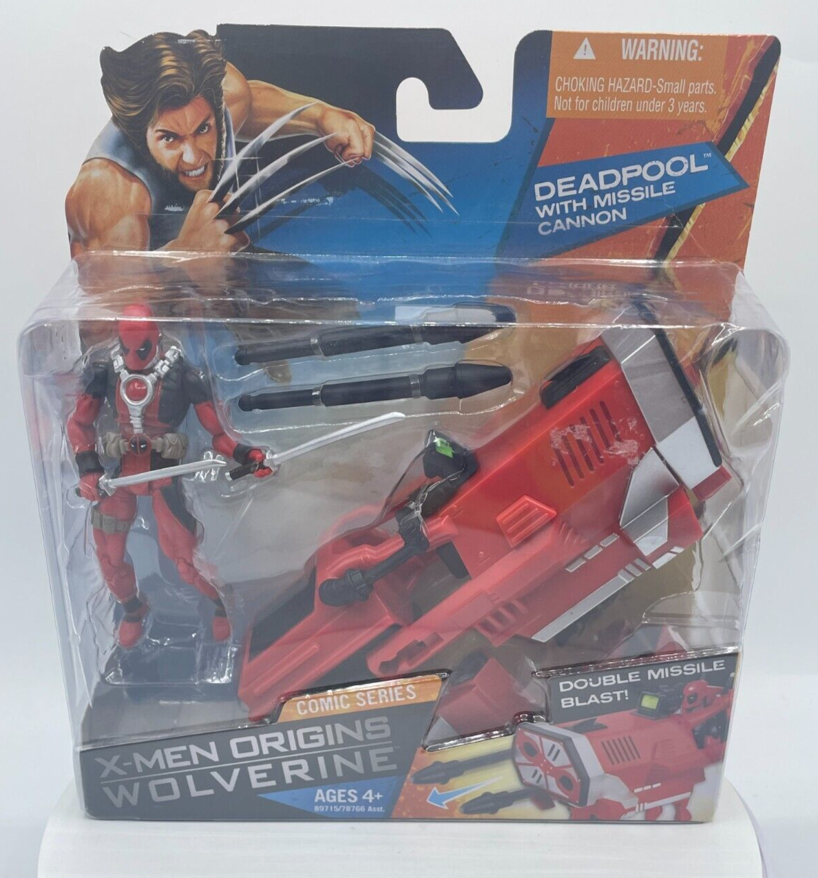 Marvel Deadpool With Missile Cannon Action Figure  X-Men Origins Wolverine 2009 - $37.99