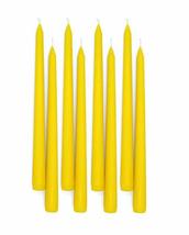 Smokeless Scented Paraffin Wax Yellow Tapered Stick Candles Decorations for Livi - £19.92 GBP
