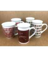 Royal Norfolk Cups Lot of 5 Christmas Coffee Cocoa Tea Mugs Festive Holiday - £13.59 GBP