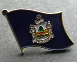 MAINE US STATE SINGLE FLAG LAPEL PIN BADGE 7/8 INCH - £4.52 GBP