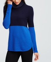 Ann Taylor colorblock cowl-neck cashmere sweater, size XL, NWT - $185.00