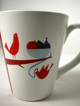 Starbucks 2011 Christmas Holiday Tall Mug Cup Partridge Bird Tree Ornaments - $12.73
