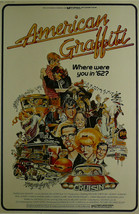 American Graffiti - Richard Dreyfuss / Ronny Howard - Movie Poster Frame... - $32.50