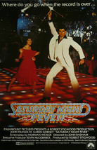 Saturday Night Fever - John Travolta / Karen Gorney - Movie Poster Framed Pictur - £25.57 GBP