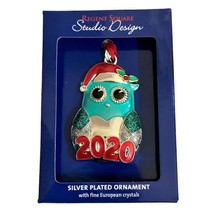 Christmas Tree Ornament Owl YEAR 2020 with Fine European Crystals Regent... - $11.64
