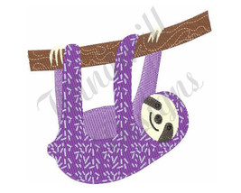 Tree Sloth - Machine Embroidery Design - £2.78 GBP