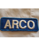 VINTAGE “ARCO” RECTANGULAR-SHAPED GASOLINE CLOTH PATCH (1811) - $322.80 MXN