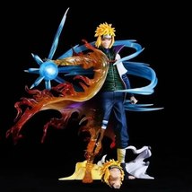 Anime Naruto Figure Namikaze Minato Konoha no Kiiroi Senko Figures Toys - £31.96 GBP