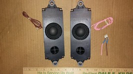 7BB26 Pair Of Speakers From Insignia Tv, Sound Great, 8&quot; X 2-1/2&quot; X 1-5/8&quot;, Vgc - £6.76 GBP