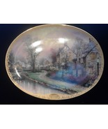 THOMAS KINKADE LAMPLIGHT VILLAGE PLATE LAMPLIGHT LANE 1994 - £20.97 GBP