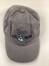 DOG MOM Hat By Open Road One Size Adjustable Gray BASBALL CAP - £7.83 GBP