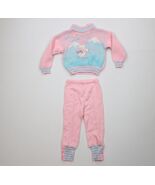 Vintage 90s Girls Toddler 3T 2 Piece Knit Ski Bear Mountains Sweater Out... - $54.40