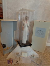 Princess Diana Collector’s Doll in White Lace Gown COA Franklin Mint (#2433). - £108.98 GBP