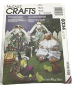 McCall&#39;s Crafts 6034 Garden Bunny Clothing Stuffed 26&quot; Pattern Uncut Dre... - £7.25 GBP