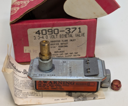 NOS ROBERTSHAW 4090-371 3.3-4.0 VOLT BIMETAL OVEN SAFETY VALVE - $482.97 MXN