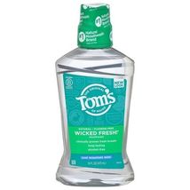 Tom's of Maine Wicked Fresh! Mouthwash Cool Mountain Mint, 16 Fl Oz (Pac... - $10.88