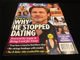 Life &amp; Style Magazine February 14, 2022 Brad Pitt, Adele - $9.00