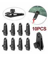10X Reusable Tent Tarp Tarpaulin Clips Clamps Buckle Camping Tool Heavy ... - $22.19 CAD