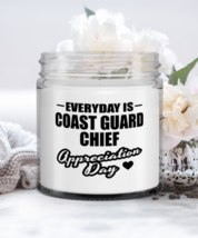 Funny Coast Guard Chief Candle - Everyday Is Appreciation Day - 9 oz Can... - £15.65 GBP