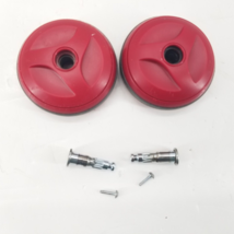 SHARK NV611 VACUUM LEFT OR RIGHT WHEEL ASSEMBLY W/ PIN GENUINE RED - $24.03
