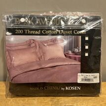 Park Avenue by Kosen Queen  Rose Colored Duvet Cover 200 Thread Cotton - $722.60 MXN