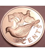 Rare Proof British Virgin Islands 1975 5 Cents~Doves~32,000 Minted~Free ... - £4.47 GBP