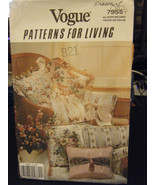 Vogue Patterns for Living 7955 Variety of Pillows Pattern - £9.10 GBP
