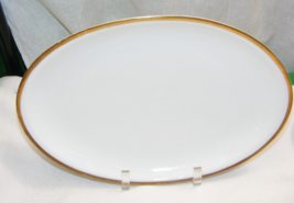 Vintage Imperial China White 12&quot; by 8&quot; Platter Gold Rim Empire II - $697.02 MXN