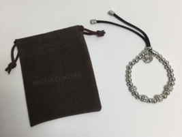 MK Brilliance Beaded Bracelet Silver - £15.78 GBP
