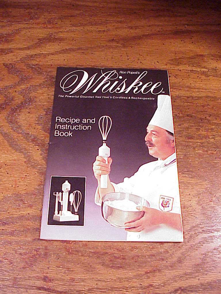 Ron Popeil's Whiskee and Whiskee+ Gourmet Tool Recipe Book, booklet  - £4.67 GBP